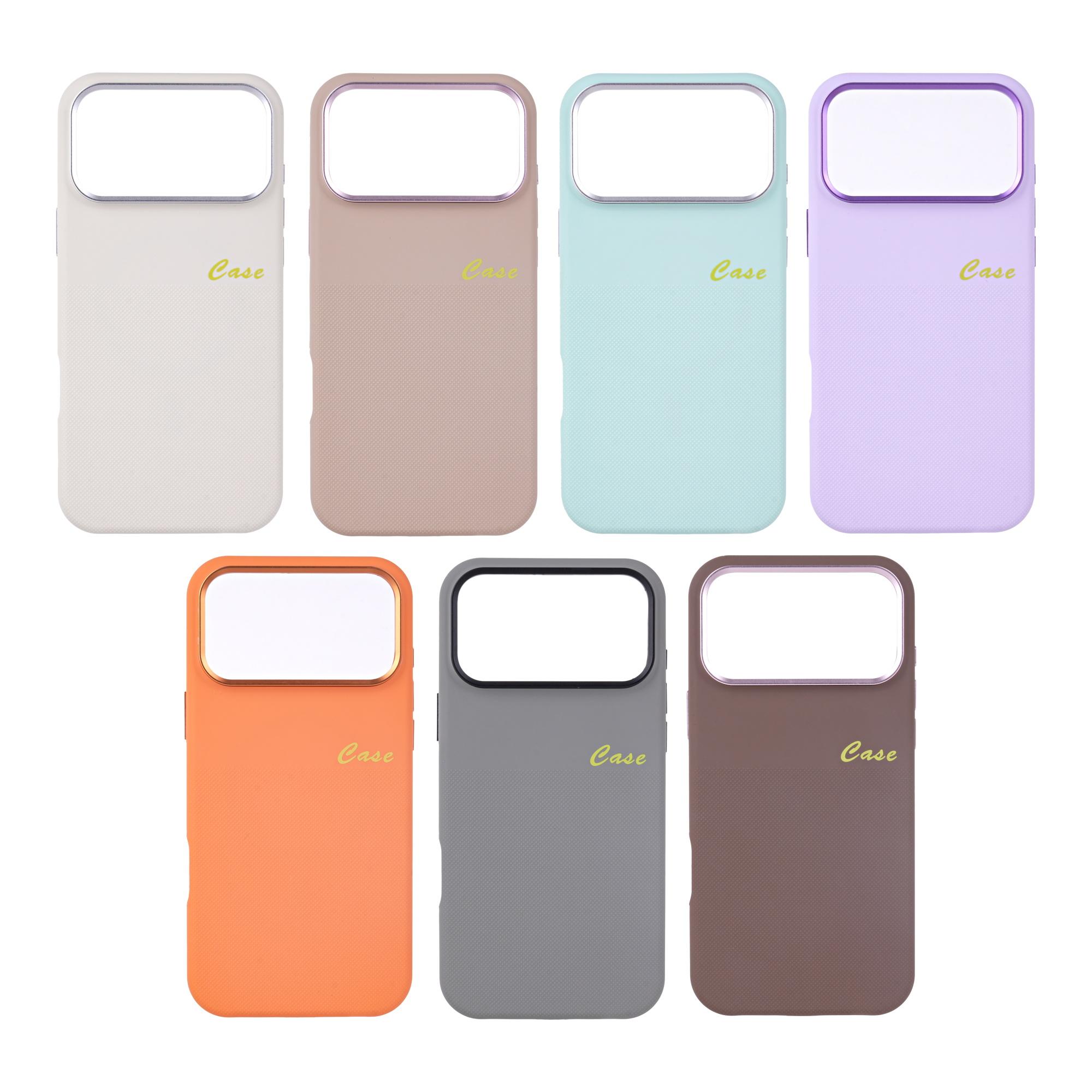 Wholesale Solid Color Phone Case Shockproof Protective Cover Fashion Soft Shell Mobile Case