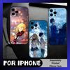 Coque de téléphone K-Kousei Y-Your Lie-in-April Pour iPhone17,16,15,14,13,12 Plus,Max Housse Noire Souple en Silicone