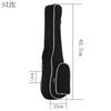 IRIN 23 Inch Ukulele Bag Black Foldable Soft Case Oxford Cloth Ukulele Mini Guitar Shoulder Backpack Guitar Parts & Accessories