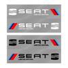 2Pcs Car Body Decoration Stickers Door Personalized Sporty Stickers for Seat Leon Alhambra FR Altea Ibiza Toledo Cordoba Arona 5 6 MII