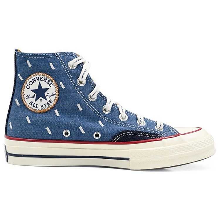 Converse Chuck 70 High Indigo Boro Unisex Sneakers Blue Egret Midnight-Navy 171064C