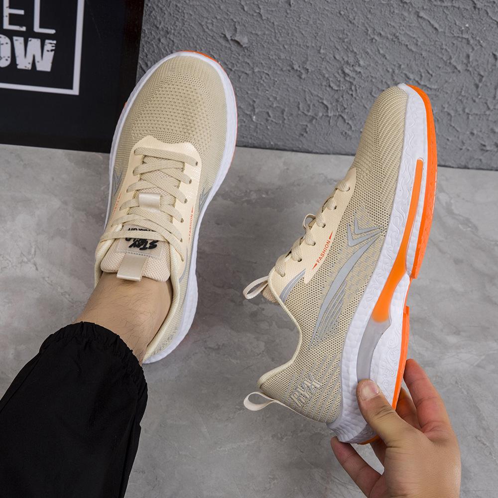 22 summer new fly-woven mesh breathable sports shoes student casual trendy shoes comfortable running shoes