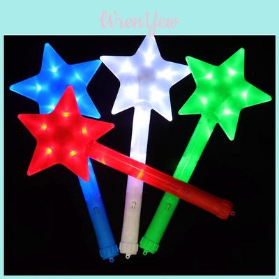 Large Colorful Star Shaped Flashing Stick Perfect For Concerts And Parties