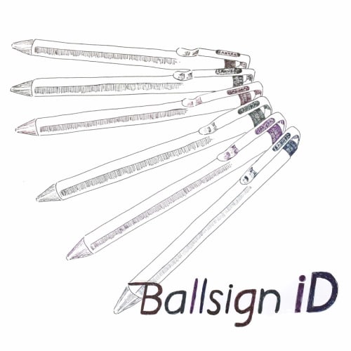 Sakura Crepas Ballpoint Pen Refills for Ball Sign iD 0.5mm Night Black 10 Pieces R-GBN05#43(10)