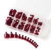 120pcs Artificial Fake Toe Nails Acrylic Toe Nail Tips New False Toenail Tip  Women