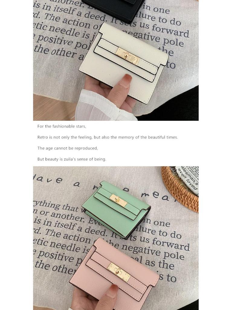 Women's High-end Accordion Coin Purse with Multi-card Slots