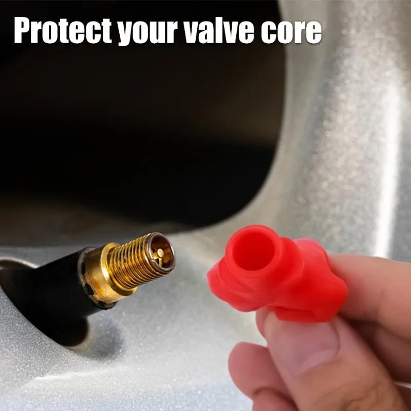 Araba Işıklı Vana Kapakları Araba Motosiklet Lastiği Su Geçirmez Toz Geçirmez Orta Parmak Vana Kapağı Araba Lastiği Göbeği Vana Sapı Işıklı Kapak