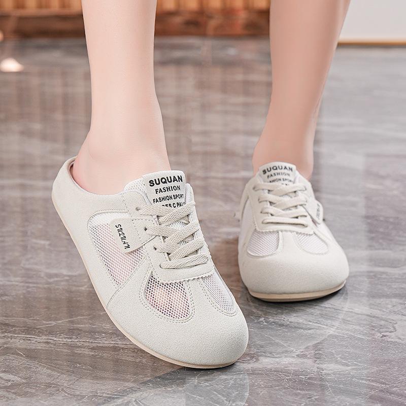 Letnie nowe baotou półkapcie ins studenckie oddychające kapcie buty casualowe K