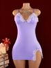Clothes For Woman Green Sexy Summer Dress Y2k Party Dresses Mini Ultra Short Skirt Suspenders Seamless Deep V Gothic Clothing