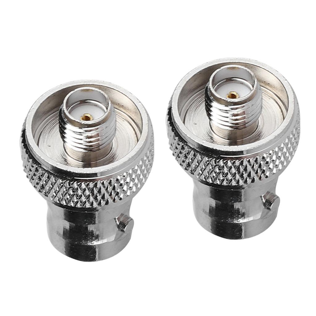 2 Pcs SMA Female To BNC Female Convert Adapter Connector