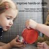 Role Play Simulation Tea Set Metal Material Early Education Teapot Kitchen Exquisite Tableware Afternoon Tea Pretend Play