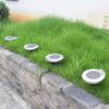 1pcs 12-LED Solar Power Buried Light Under Ground Lamp Outdoor Path Way Garden Decking Warm White Light Lawn Lamp