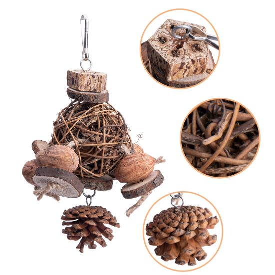 Parrot Toy Fine Workmanship Bite Resistant Teeth Grinding Hanging Pet Parrot Bite Toy Pet Supplies