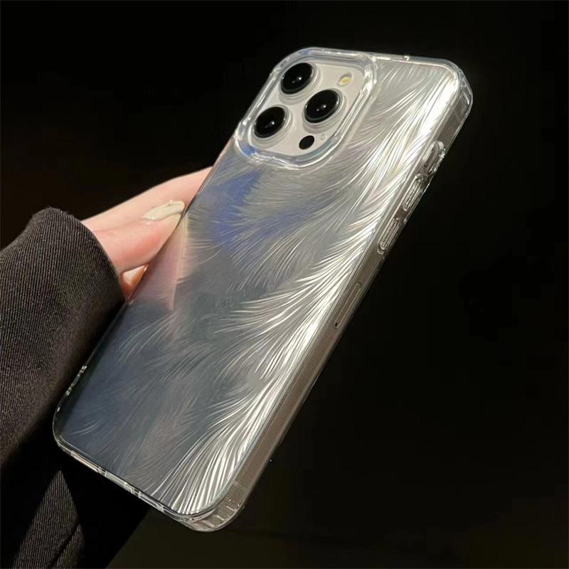 Luxury Soft Edge Gradient Color Phone Case for Apple iPhone 15 Pro Max, 14 Pro, 13, 12 - Anti-Fall Protection.