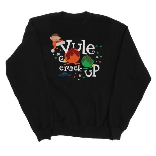 National LampoonÂ´s Christmas Vacation Mens Yule Crack Me Up Sweatshirt