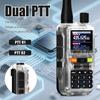 1 ADET Baofeng UV 5R Mini Telsiz Bluetooth Programlama Frekans Kopyalama USB-C Şarj Cihazı Çift PTT Bant AM Kamp Taşınabilir Radyo