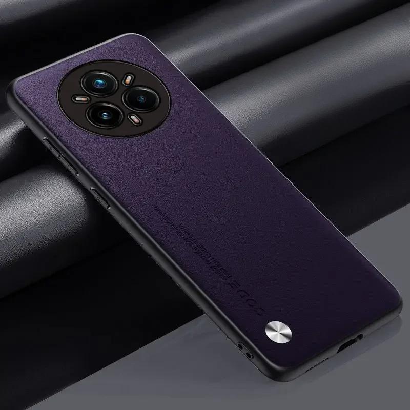 For Realme 14 Pro Plus Case Plain PU Leather Silicone TPU Camera Protection Cover for Realme 14X 14Pro + 13 Plus Shockproof Hard Bumper