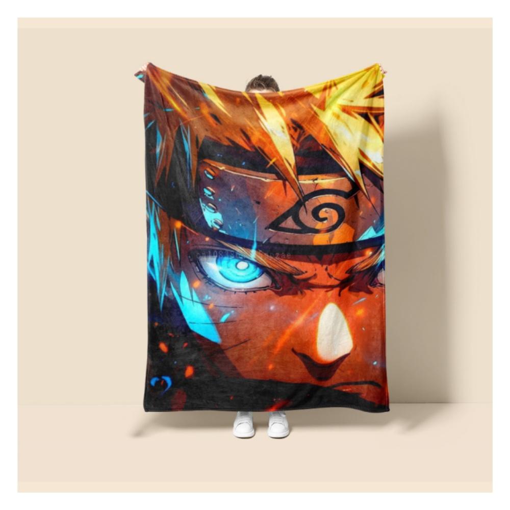 Flannel Blanket Blanket,Naruto Cartoon Sofa Winter Comfort Soft Fluffy Luxury Blanket Adult Home and Decor Microfiber Bedding