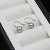 Natural pearl earrings for women,freshwater cultured pearl earring jewelry 925 sterling silver earrings birthday gift white pink