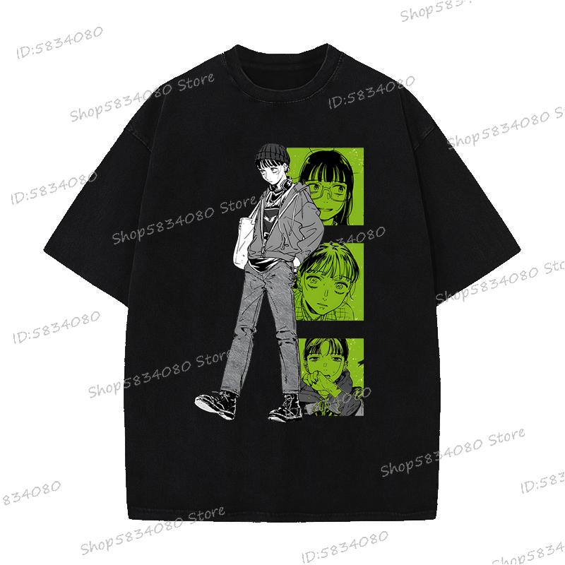 2025 The Guy She Was Interested TShirt Unisex Fashion Casual Tee Tops Unisex Women Anime Unisexga Vintage Wash 100 Cotton Tshirt