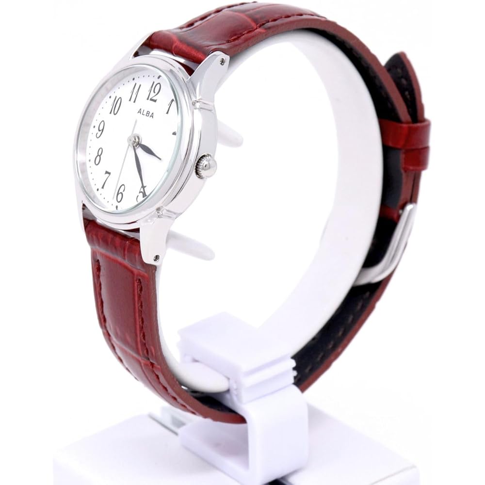 Seiko Alba Women's Quartz Watch Analog Stainless Steel 5 ATM Water Resistant Silver Case White Dial