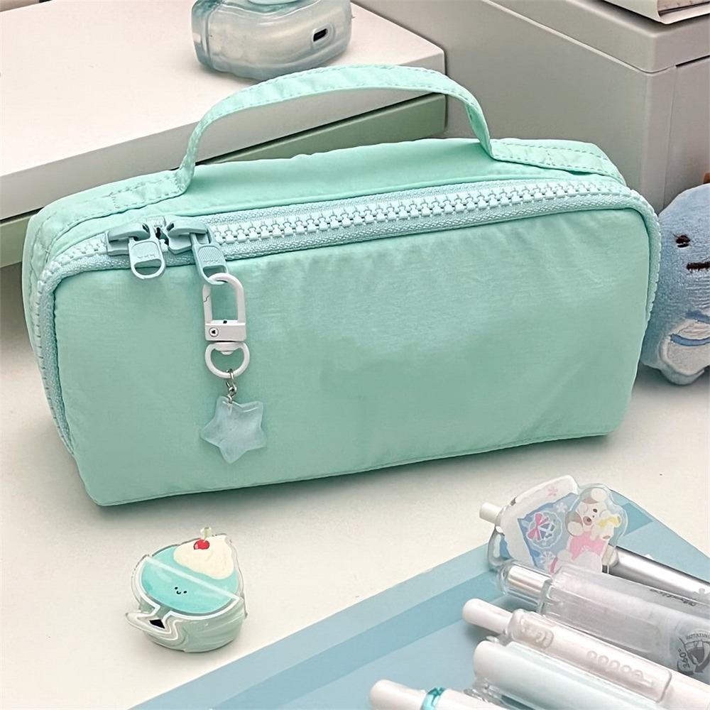 Multi-functional Dachshund Pencil Case Multi Layer Handheld Stationery Pouch Large Capacity Pen Bag Students