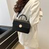 2024 Trendy Street Style Pu Leather Shoulder Bag Fashionable Square Flap Bag