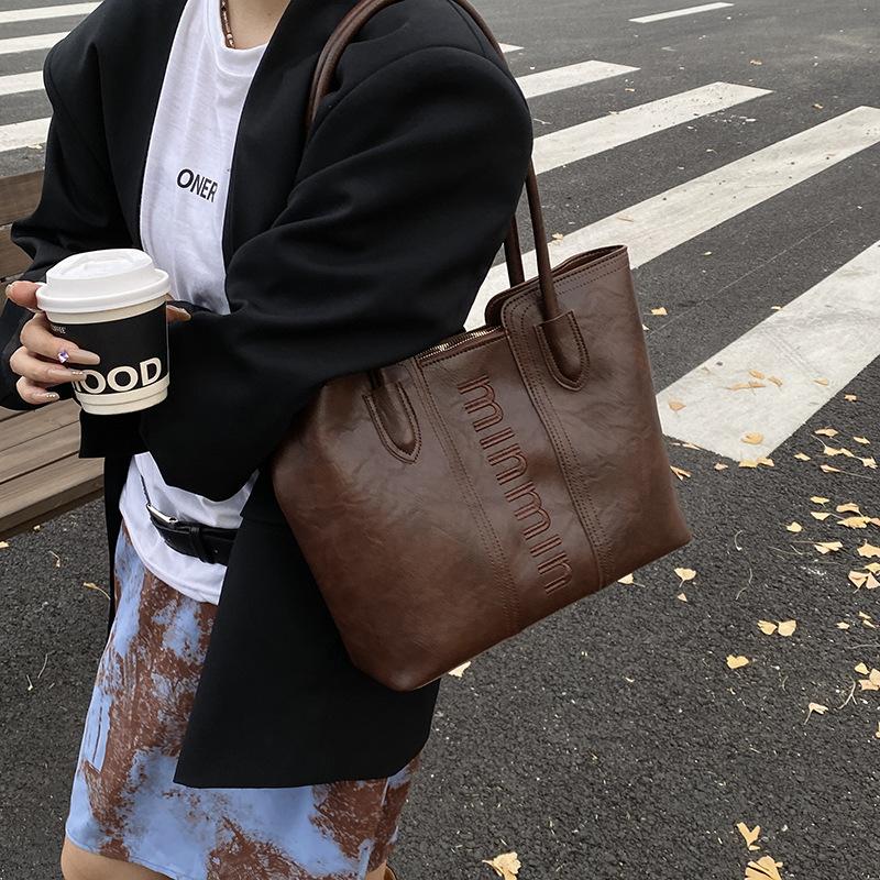 Large-capacity Tote Bag, Women's Fashionable Commuting Single-shoulder Bag, Casual Underarm Women's Bag