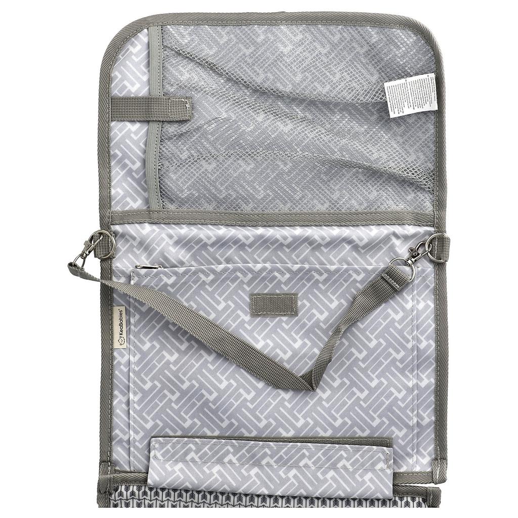 KeaBabies, Ezee Diaper Changing Pad, Infant, Gray, 1 Count