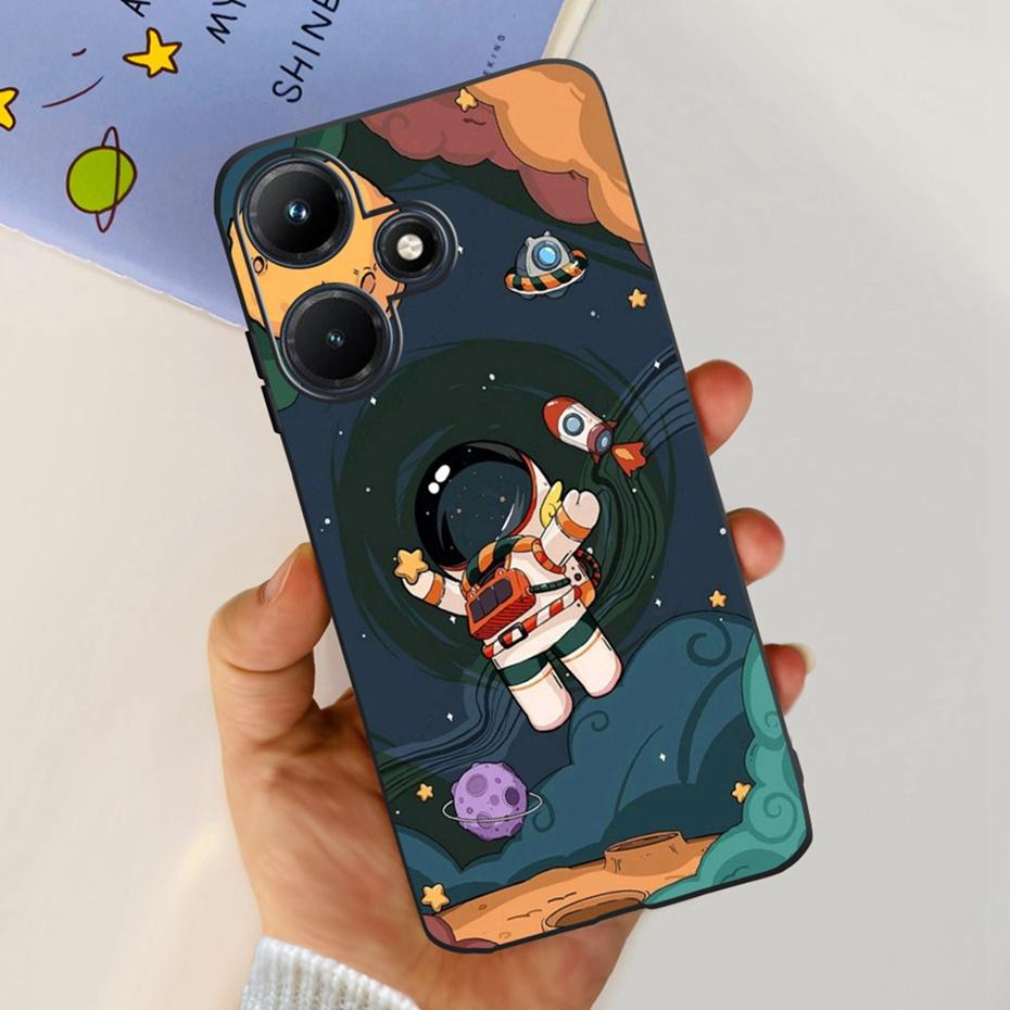 Cute Phone Case For Infinix Hot 30i Hot30 30 Play NFC 2023 Soft Silicone TPU Back Cover For Infinix Hot30i Hot 30 30Play