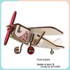 Children's Handmade Wooden Airliner Model 3D Puzzle Educational Toy