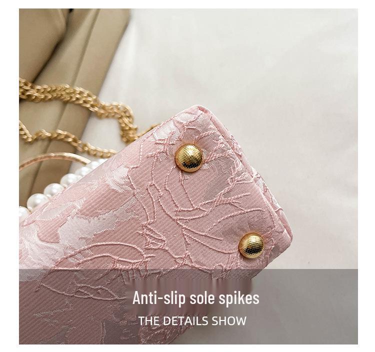 2025 Retro Pearl Cheongsam Evening Crossbody Bag - Chinese Style Kiss Lock Design
