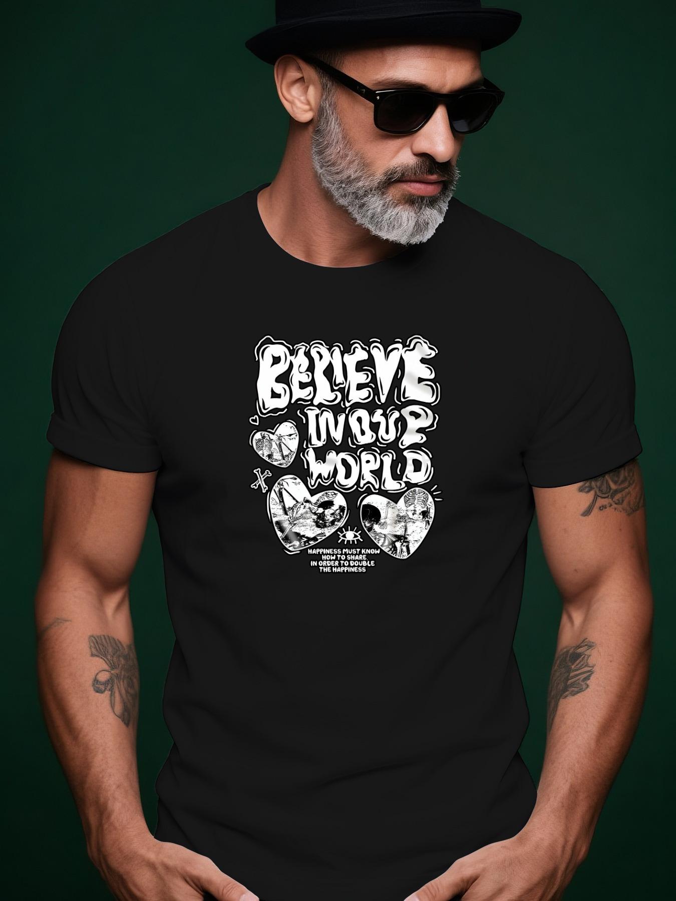 Short Sleeve Tshirt with Believe in The Power of Love The... XXL