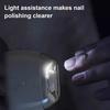 Yousheng Elektrisk Nagelklippare med LED-ljus Bärbar Barn Vuxna Äldre Multifunktionell Nagelfil Klippare Polerare Automatisk Babytrimmer