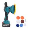 6 Inch Cordless Polisher Orbital Buffer Polishing Machine for Car Maintenance Waxing 8 Speeds 5500 RPM 2x2600mAh Battery