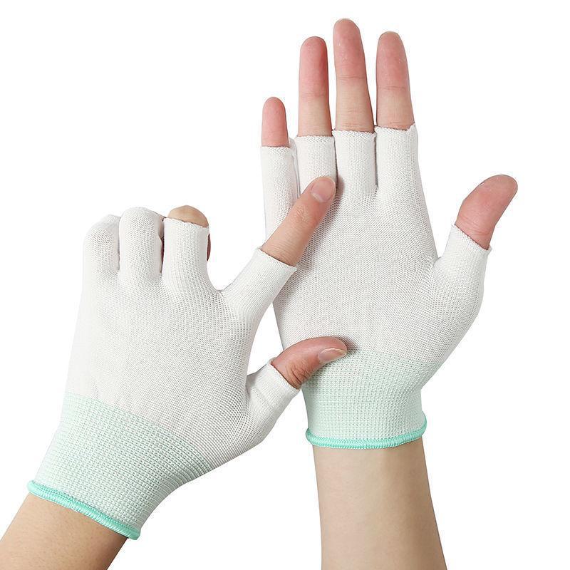 Unisex Fingerless Touch Screen Gloves: 2-Finger, 3-Finger, 5-Finger Design for Tea Picking, Work, and Sorting Protection