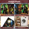 7 x 16 FT Large Halloween Garage Door Banner,Witch Cottage Halloween Decorati...
