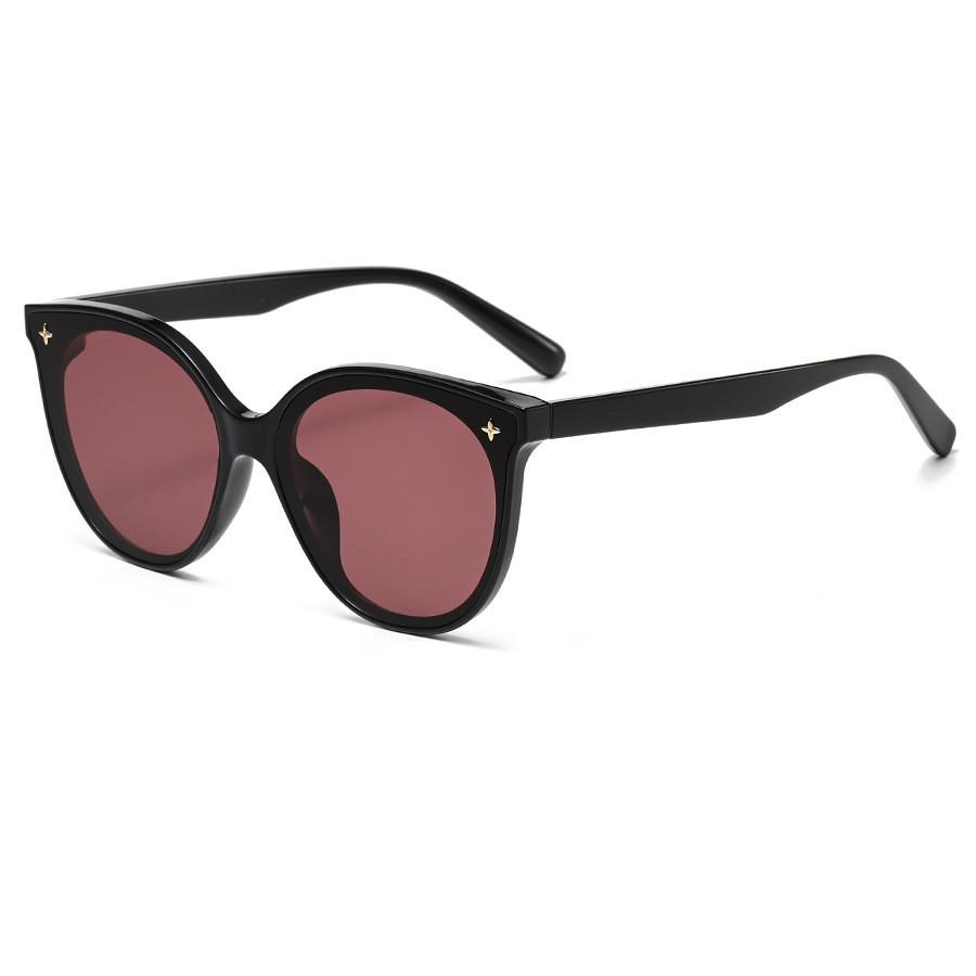 Vintage Style Eyewear For Women With Fullframe Uv400 Protection And Gray Pc Lenses For Sun Protection