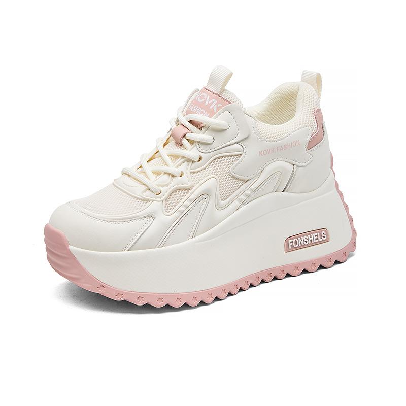 Shoes women s new breathable mesh casual shoes platform dad shoes women s cool student lightweight breathable sneakers 34