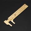 Brass 80mm Mini Pocket Caliper, Standard Caliper, Mm/inch, High Precision, for Measuring Inner and Outer Diameters, Depth, and Steps (80mm)