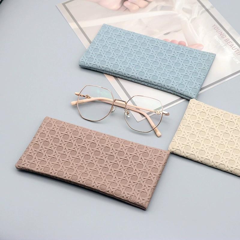 Portable Squeeze Top Case Sunglass Case - Δερμάτινη μαλακή θήκη γυαλιών ηλίου Εύχρηστη Θήκη για γυαλιά ηλίου