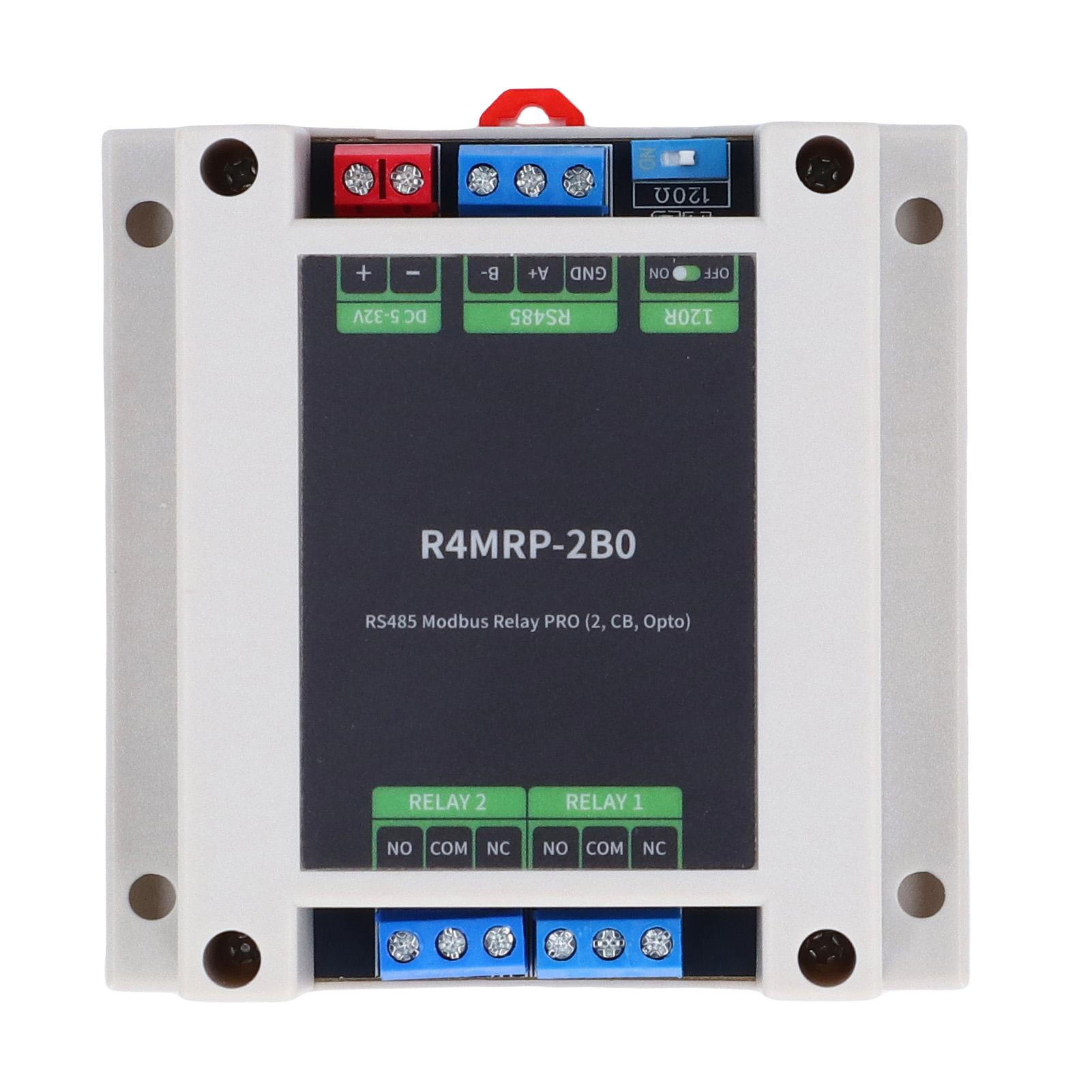 

Industrial Relay Module for Modbus RTU Optocoupler Isolation for RS485 Interface 2 Channels Relay
