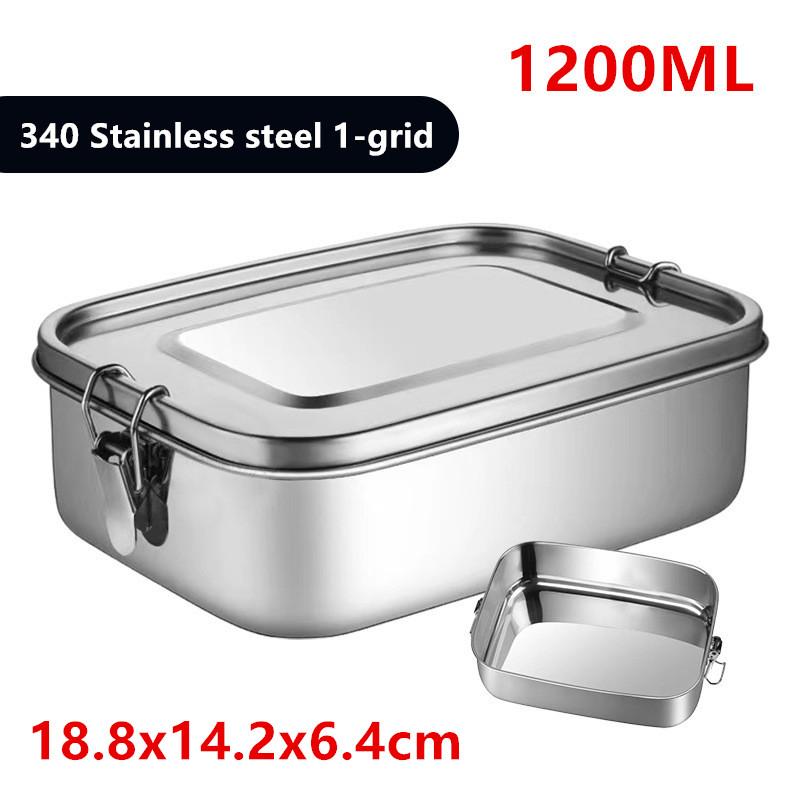 Separate Bento Lunch Box 304 Stainless Steel Lunch Box Baby Child Student Outdoor Camping Picnic Bento Box Tableware Sealed Box