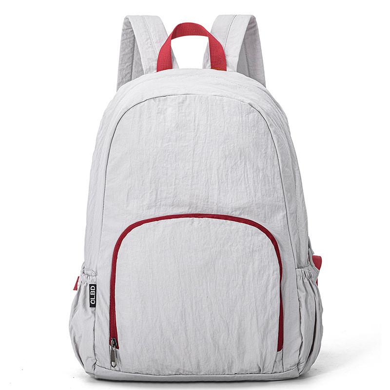 Blocking Simple Color Lightweight Neutral Backpack For Outdoor Sports And
