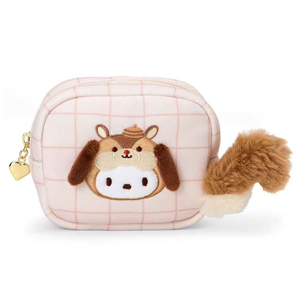 Sanrio Pouch Ages 3 and 223646 (Fluffy Squirrel) Pochacco, Up,