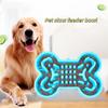 Pet Slow Food Bowl Silicone Bone Shaped Anti-Skid Dog Bowl Cats Feeding Bowls Leakproof Food Feeder Training Dog Slow Food Pet