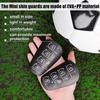 Loogdeel Mini Shin Pads Wear-resistant Shock Absorbing Leg Support Football Training Shin Guards Soccer Training Shank Board