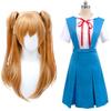Asuka Eva Wig Cosplay Adult Anime Party Costume Accessory Halloween Con Comic