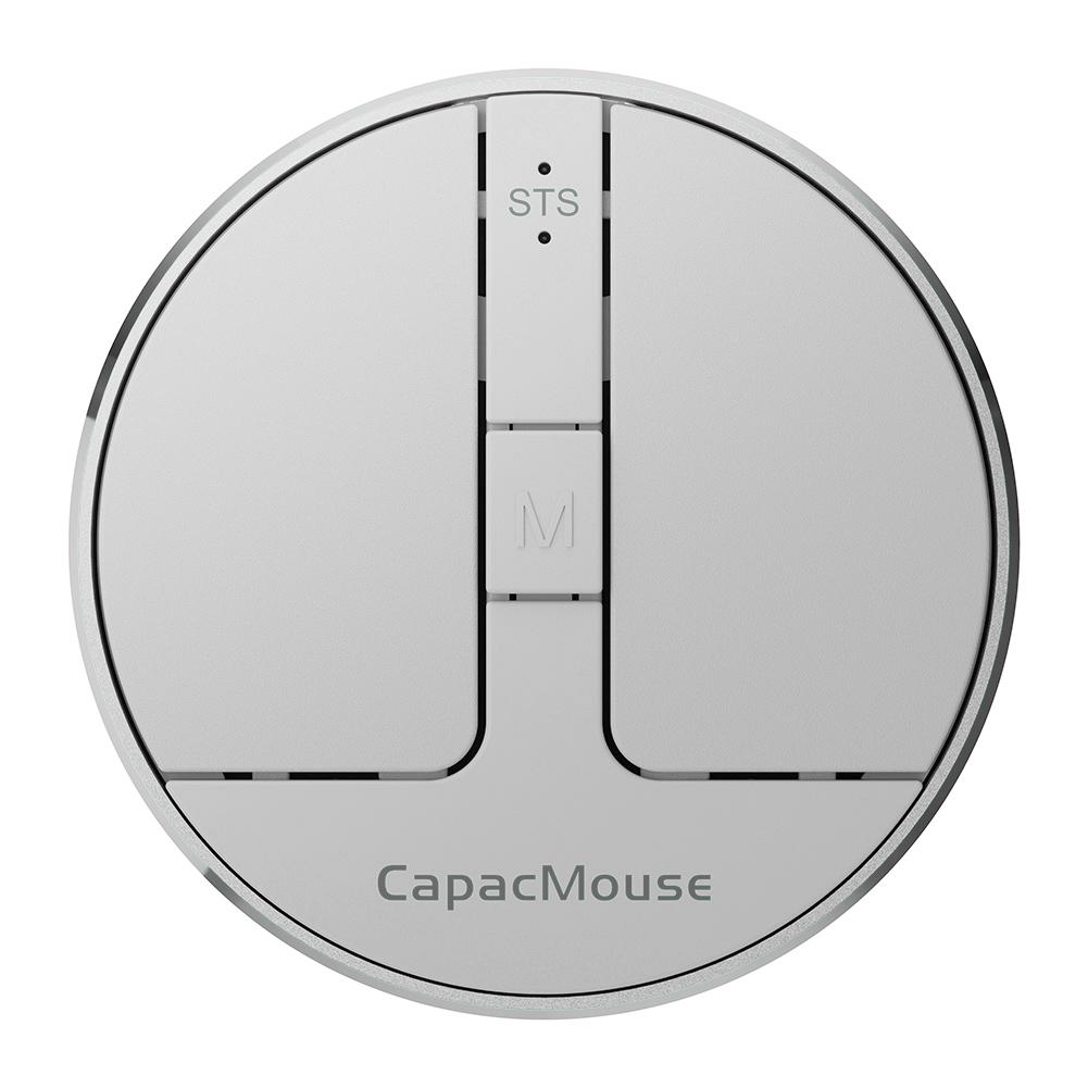 Ultra Thin Wireless Computer Mouse 3 Mode BT 5.2/2.4G/USB Mini Capacitive Mouse with USB Receiver for PC Laptop Notebook Desktop