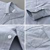 New Japanese Oxford Shirt Washed Cotton Literary and Leisure Loose Long Sleeve Shirt